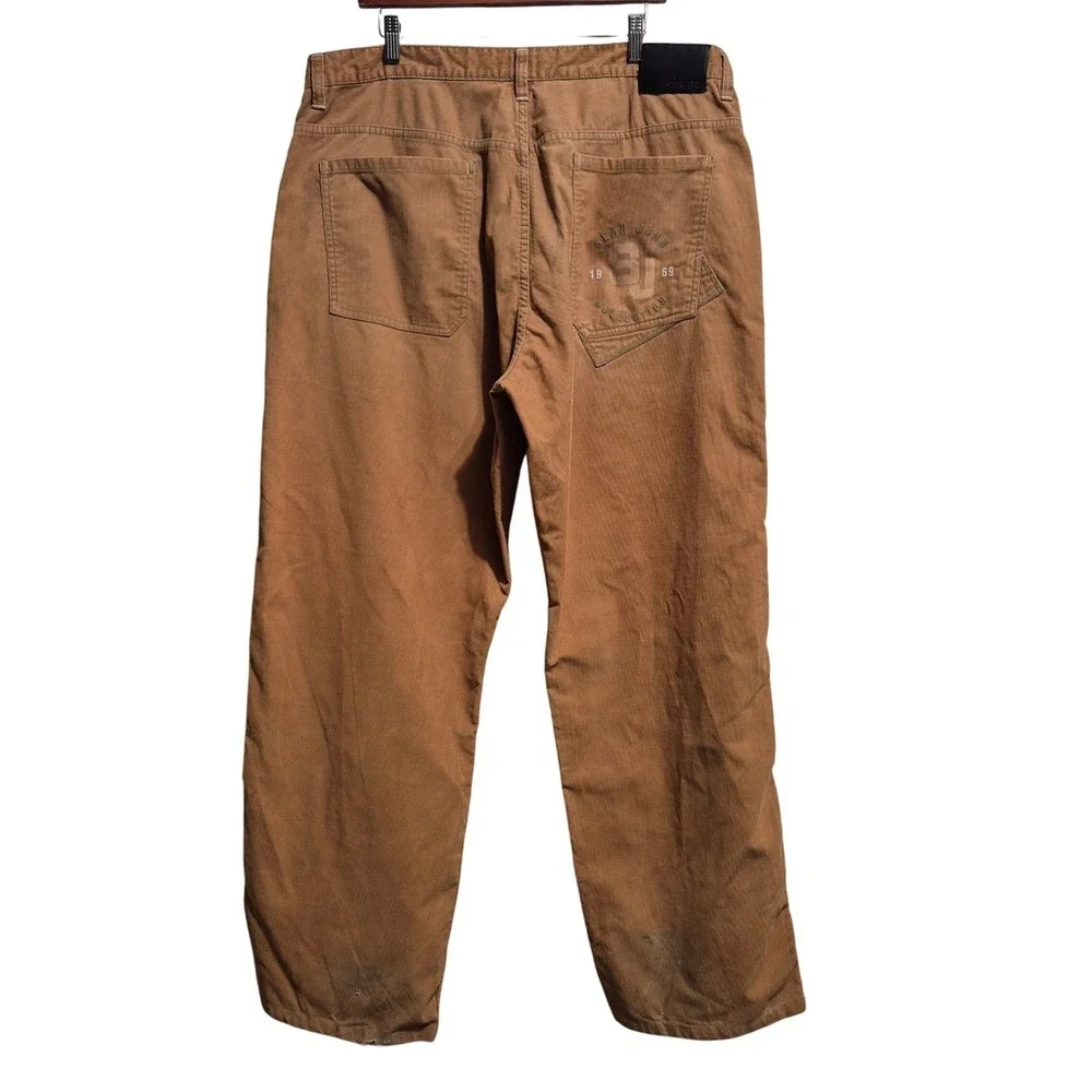 Sean John‎ Mens Corduroy Pants Size 40 Tan 1969 SJ Collection Casual Wear